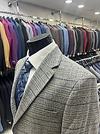 BÜYÜK BEDEN YÜNLÜ KIŞLIK ERKEK CEKETİ BEJ