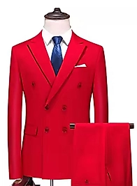 Kırmızı kruvaze takım